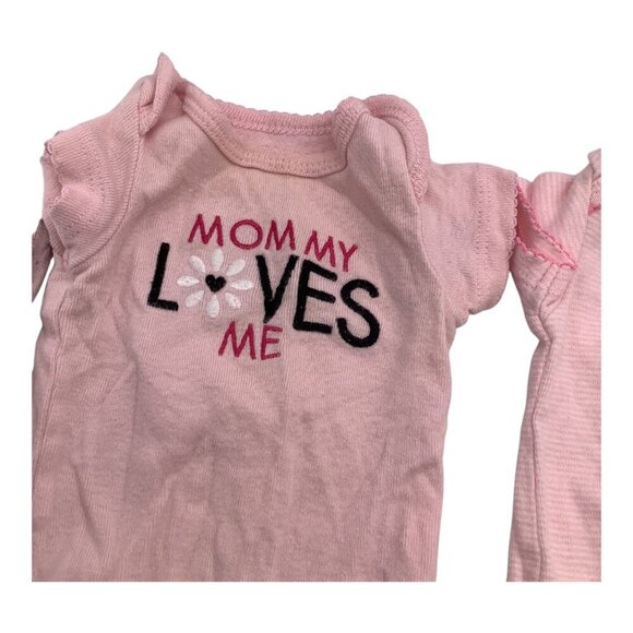 Carter's Child of Mine Baby Girl Bodysuits 4 Pack Size 24M Short Sleeve Tee - Picture 6 of 12